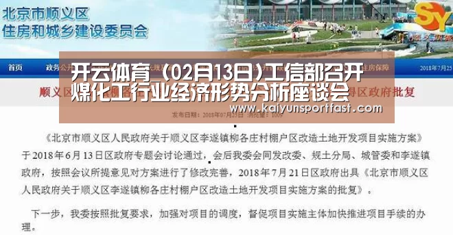 开云体育_(02月13日)工信部召开煤化工行业经济形势分析座谈会(图3) 开云视讯