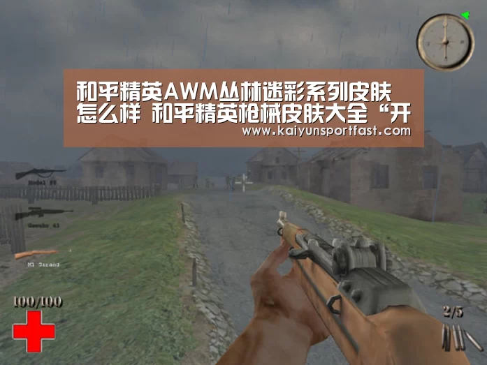 和平精英AWM丛林迷彩系列皮肤怎么样 和平精英枪械皮肤大全“开云视讯”(图3) 开云官网